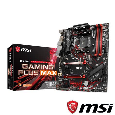 Msi微星 B450 Gaming Plus Max 主機板 微星主機板 Amd腳位 Yahoo奇摩購物中心