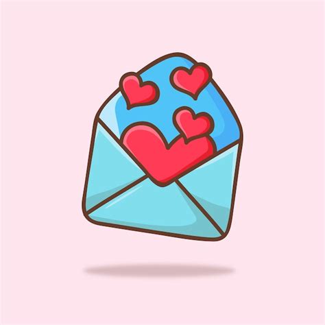 Premium Vector Love Letter Valentines Day Icon