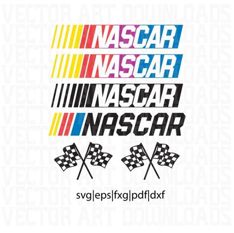 Nascar Inspired Logo Pack Vector Art svg dxf fxg eps pdf ai