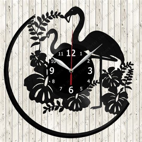 Vinyl Record Clock Flamingo Buy Vinyl Wall Clock For Best Price Buy