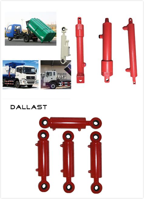 Agricultural Hydraulic Cylinders Double Acting Telescopic Hydraulic Ram