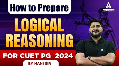 How Prepare Logical Reasoning For Cuet Llb Pg Youtube