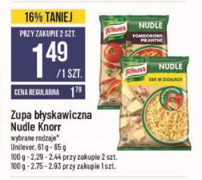 Ser w ziołach Knorr nudle cena promocje opinie sklep Blix pl