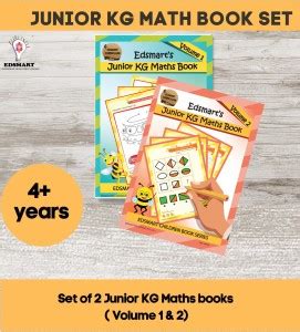 Junior KG Maths Book Set Combo Of 2 Books LKG Math Worksheets For