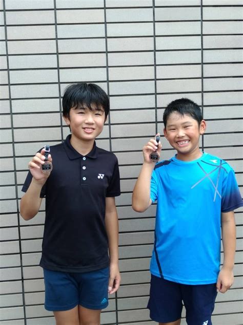 【ジュニア強化】県ジュニアテニス大会12歳以下男子ダブルス第3位 丸亀テニスクラブインドアテニススクール香川県丸亀市