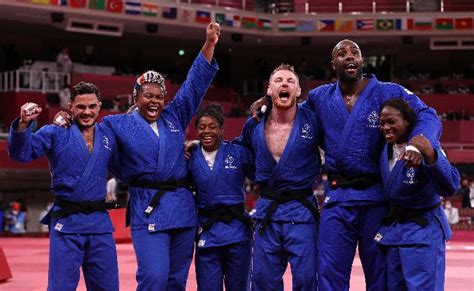 Summer Olympics Tokyo 2020. Results Judo Teams gemengd