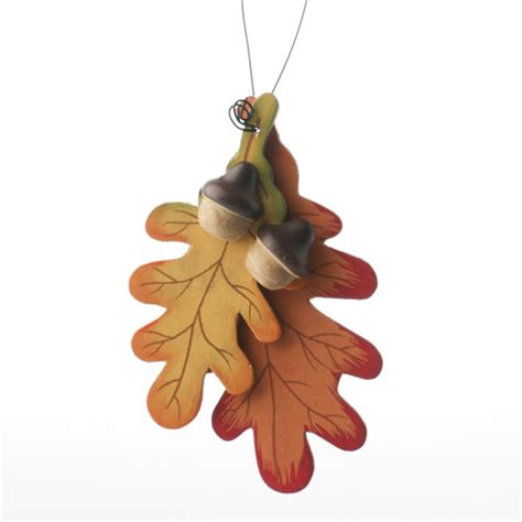 Fall Leaves And Acorns Wood Ornament Home Decor Factory Direct Craft