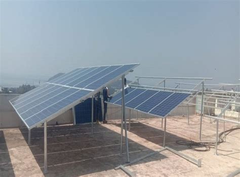 Mounting Structure Grid Tie Solar Rooftop Panel For Residential Capacity 10 Kw At Best Price