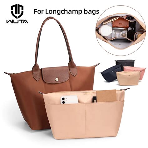 Wuta Nylon Bag Organizer Inserir Para Longchamp Sacolas Bolsa De Luxo