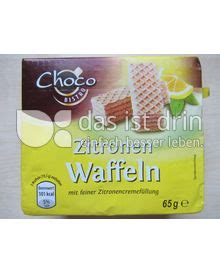 Choco Bistro Zitronen Waffeln 516 0 Kalorien Kcal Und Inhaltsstoffe