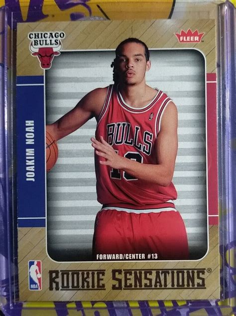 Joakim Noah Fleer Rookie Sensations Rs Ebay