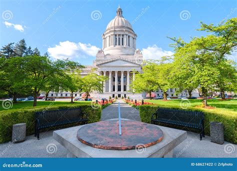 Washington State Capitol Building Stock Photo - Image of house ...