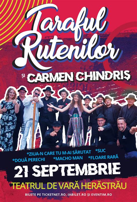 Bilete Taraful Rutenilor I Carmen Chindri Concert Bilet Ro