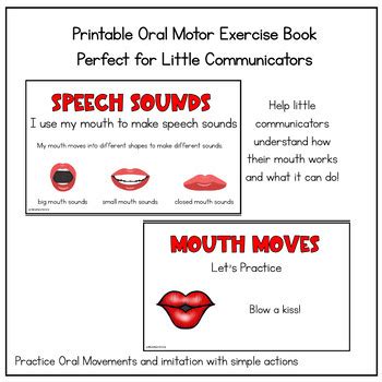 Oral Motor Exercises Speech Therapy by The SLP Next Door | TPT