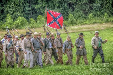 Confederate Soldiers On the March Digital Art by Randy Steele - Fine ...