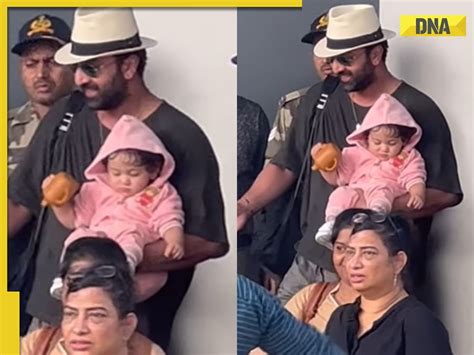 Watch Ranbir Kapoor Holds Daughter Raha Close As Alia Bhatt Walks By