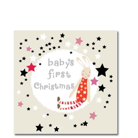 Baby's First Christmas Christmas Card - Karenza Paperie