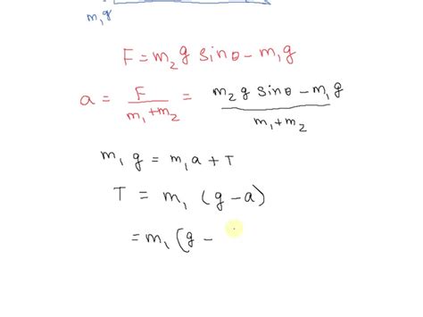 Solved Two Blocks Of Masses M1 And M2 Kg Are Connected By Light String