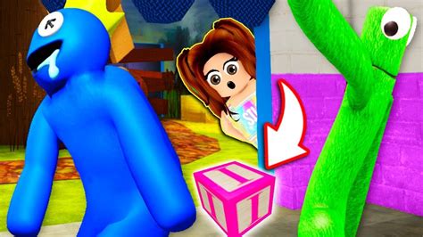 I Became Besties With The Rainbow Friends Roblox Youtube