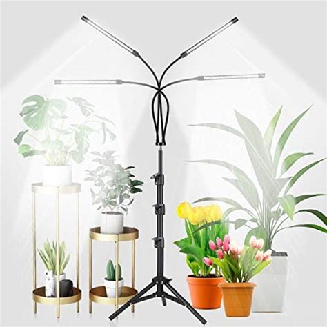 Grow Light Abonnylv Floor Led Grow Light With Stand Tri Head Sunlike Full Spectrum