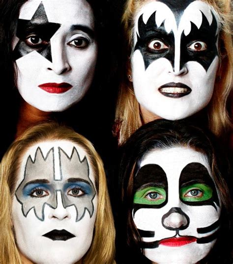 Resultado De Imagem Para Kiss Band Makeup Kiss Face Paint Kiss