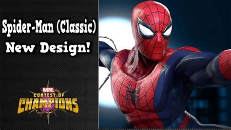 New Spiderman Classic Design Marvel Contest Of Champions Youtube