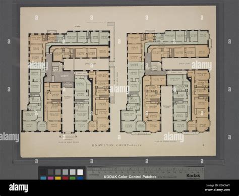 Knowlton Court South Plan Of First Floor Plan Of Upper Floors NYPL