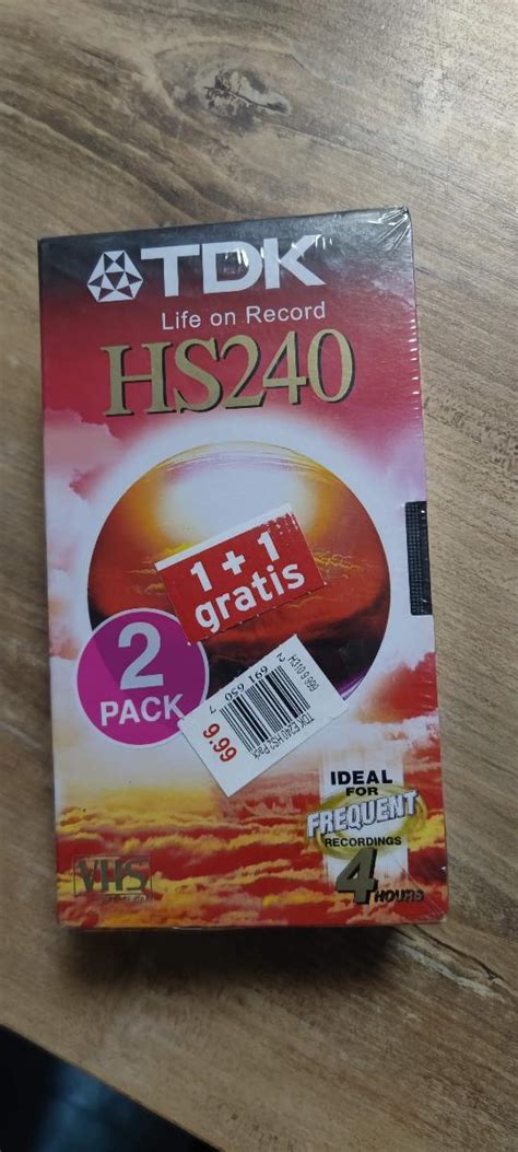 Vhs Pásky Tdk Hs 240 Nerozbalené Nepoužité Aukro