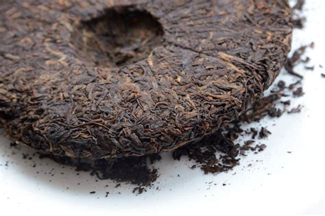 Ripe Puer Tea Cake Stock Photo Image Of Organic Compressed 83893198