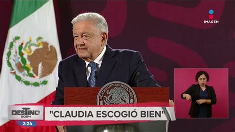 AMLO asegura que Sheinbaum escogió bien a su gabinete