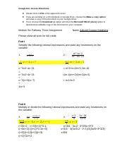 Copy Of Module Six Pathway Three Assignment Google Docs Pdf Google