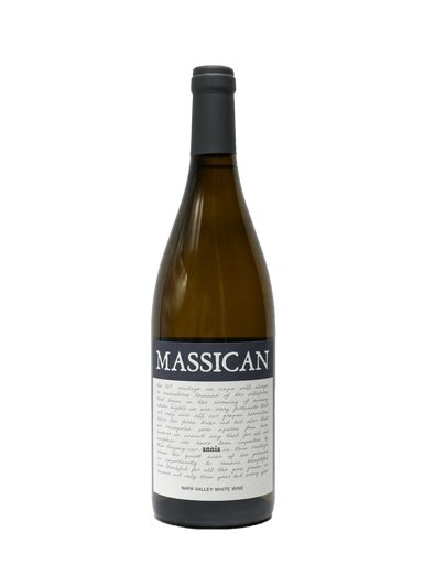 Massican Annia Napa Valley White Wine 2017 Artale And Co