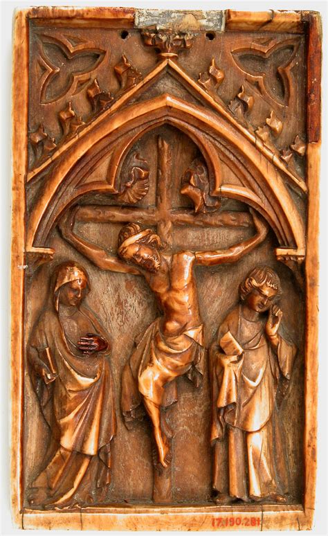 Plaque With The Crucifixion North French The Metropolitan Museum Of Art