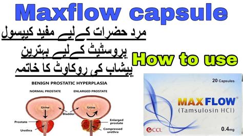 Maxflow Capsule Uses In Urdu Tamsulosin 0 4mg How To Use For Males