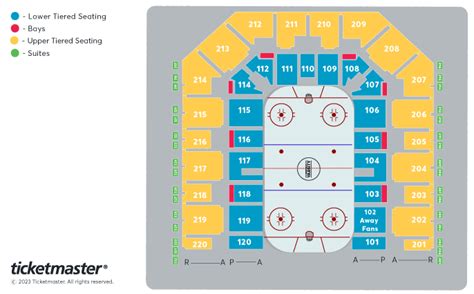 Sheffield Varsity Ice Hockey 2025 Seating Plan - Utilita Arena Sheffield