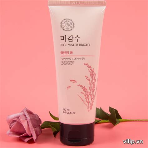 Sữa Rửa Mặt Gạo Rice Water Bright The Face Shop Vilip Shop Mỹ Phẩm