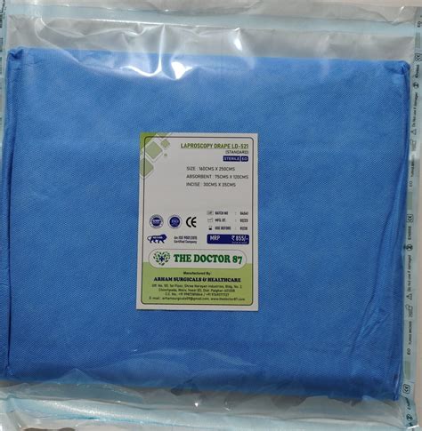 Non Woven Fixable Drapes Laparoscopy Drape Set For General Surgery At