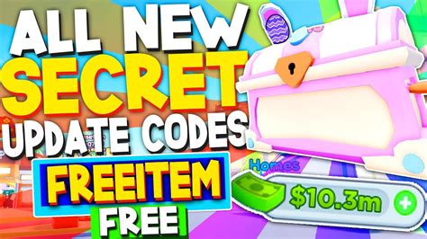 All New Secret Easter Update Codes In Youtube Life Codes Roblox