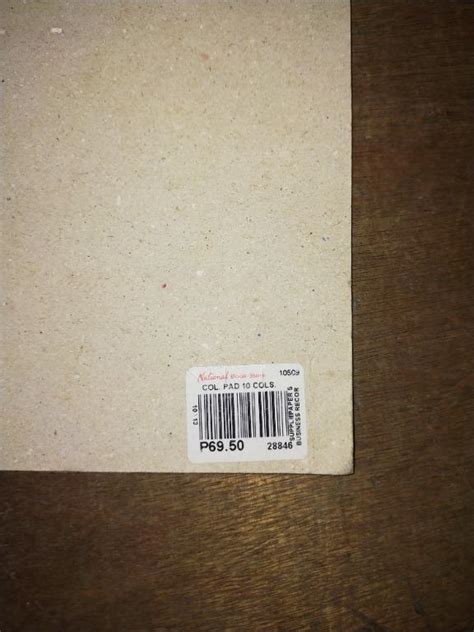 Columnar Ruled Pad (10 Columns), Hobbies & Toys, Stationary & Craft ... 