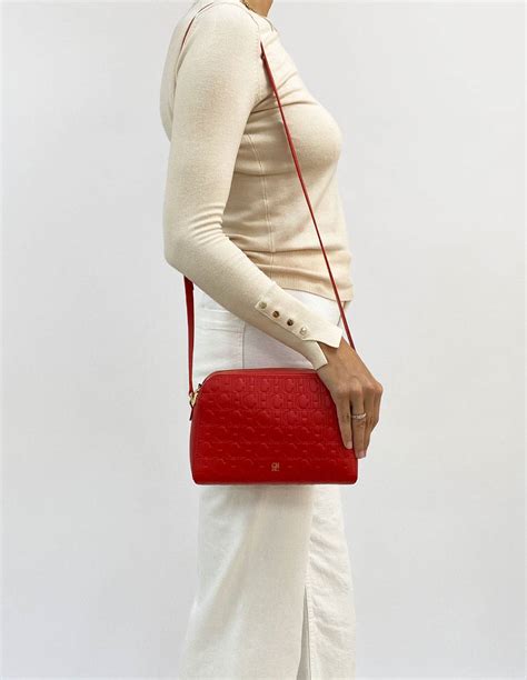 Bolso Carolina Herrera Editors Crossbody Rojo EB