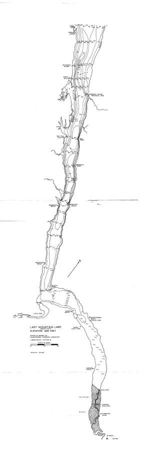 Last Mountain Lake Depth Map Zip Code Map