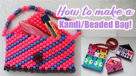 How To Make A Kandi Beaded Bag Step By Step How To Tutorial Youtube