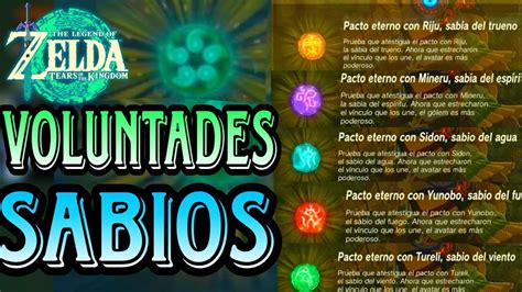 Todas Las Voluntades De Los Sabios Y Mejorar A Los Sabios En Zelda