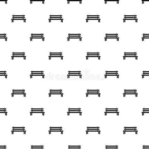 Wooden Bench Icon White Stock Vector Illustration Of Interior 97322019