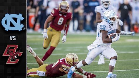 North Carolina Vs Boston College Football Highlights 2020 Youtube