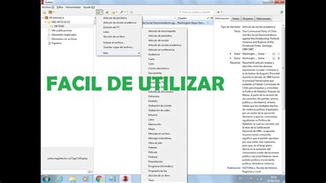 Instalar Zotero Y Citas Referencias En Word 2019 Youtube