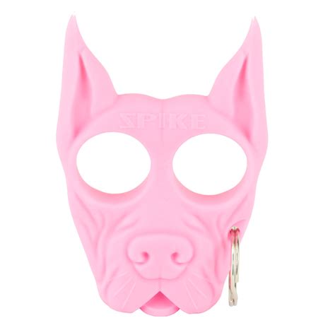 personal security products spike  defense keychain pink