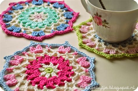 Vintage Onderzetters Haken Haak Maar Aan Crochet Crochet