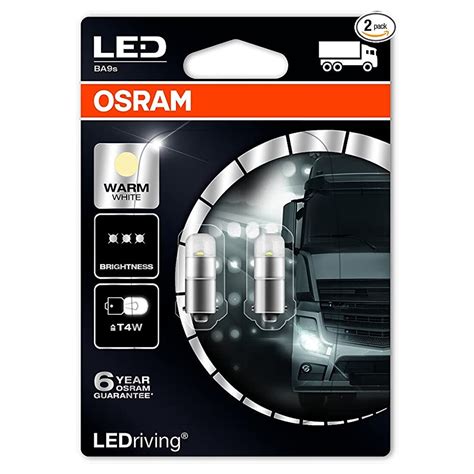 Set 2 Becuri LED Auto Exterior T4W Osram LED Premium Retrofits 4000K