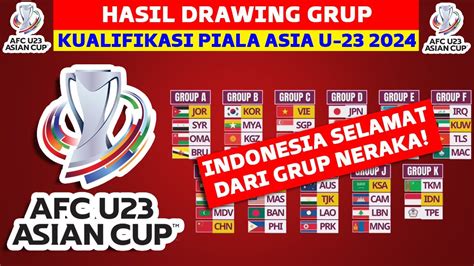 Resmi Hasil Drawing Kualifikasi Piala Asia U Jadwal